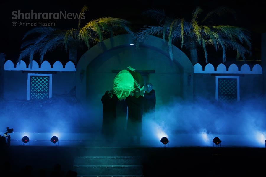 گزارشی از سوگواره «نگین شکسته»، تنها نمایشی که این شب‌ها در مشهد اجرا می‌شود