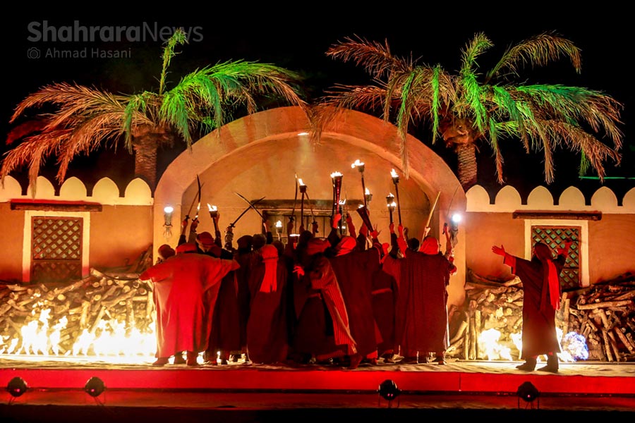 گزارشی از سوگواره «نگین شکسته»، تنها نمایشی که این شب‌ها در مشهد اجرا می‌شود
