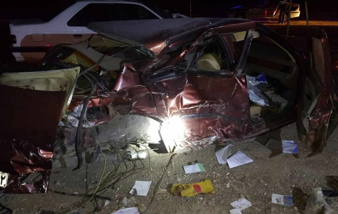 تصادف مرگبار در جاده مشهد - سرخس + تصاویر