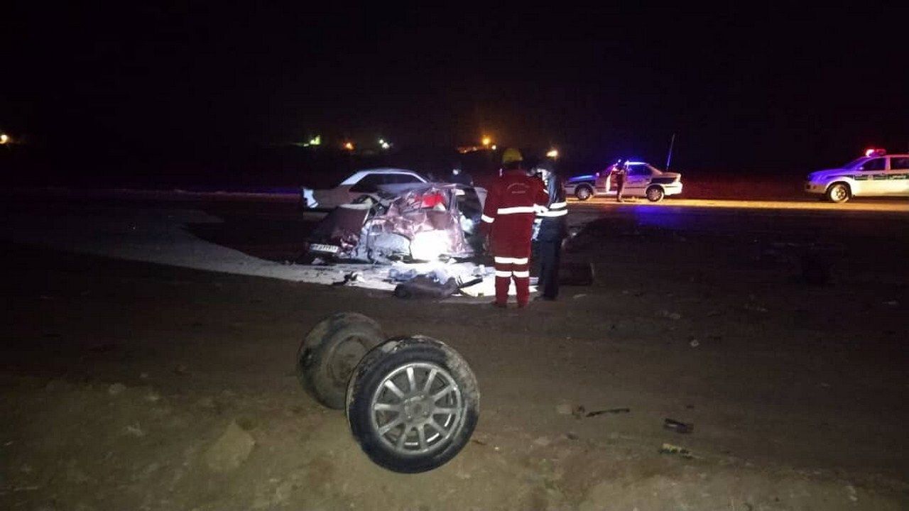 تصادف مرگبار در جاده مشهد - سرخس + تصاویر