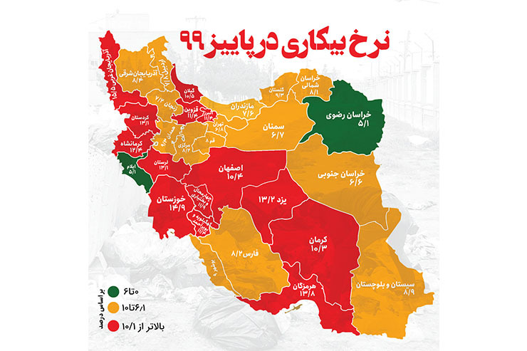 رمزگشایی از نرخ بیکاری در خراسان‌رضوی