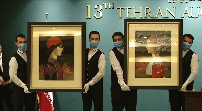 چند نکته و حاشیه درباره نقاشی آیدین آغداشلو و شکسته‌‌شدن رکورد فروش حراج تهران