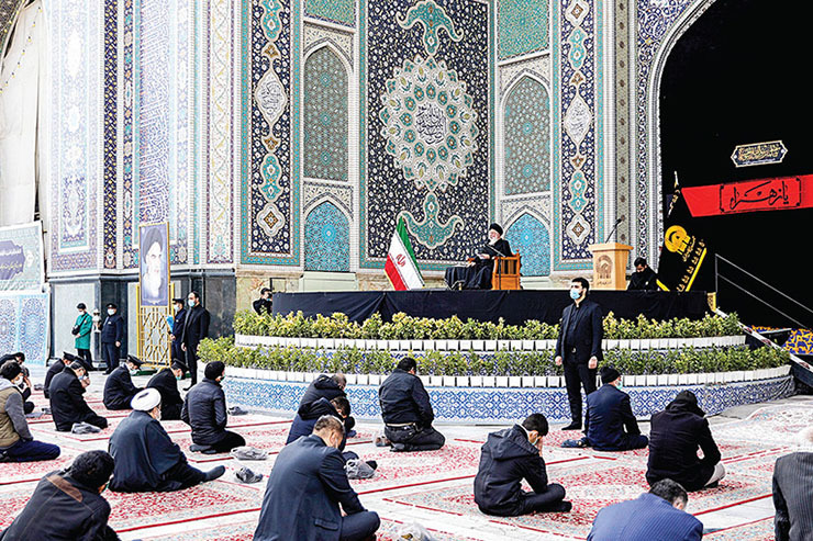 برگزاری مراسم سوگواری فاطمی در حرم امام رضا (ع)