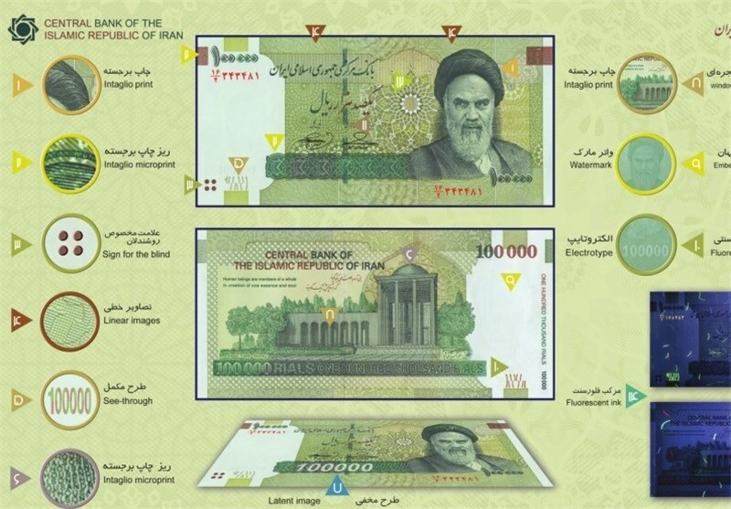 مشخصات و ویژگیهای امنیتی اسکناسهای ۱۰ هزار تومانی جدید مشخصات و ویژگیهای امنیتی اسکناسهای ۱۰ هزار تومانی جدید