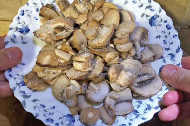 خوراک دل مرغ