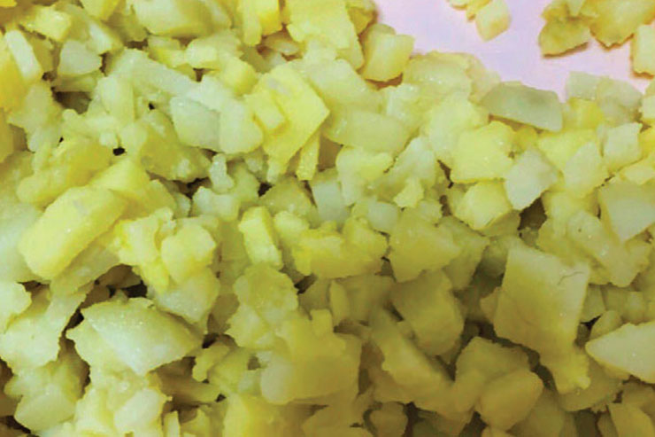 سالاد یونانی مرغ و شوید