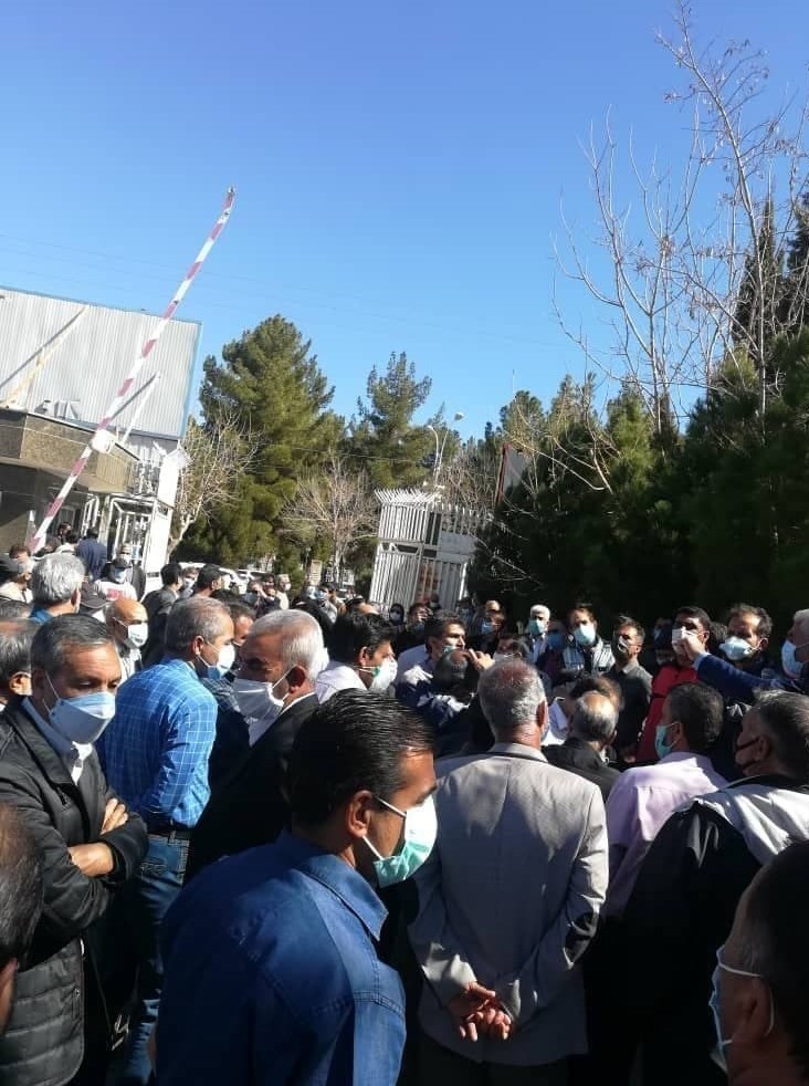 اعتراض بازنشستگان تأمین اجتماعی به وضعیت معیشتی + تصاویر