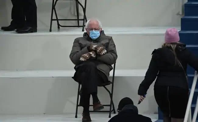 درباره برنی سندرز و پوشش خاصش در مراسم تحلیف باید که دستمایه شوخی شد