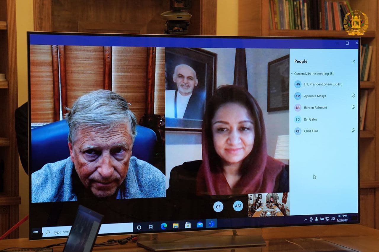 گفتوگوی اشرف غنی و بیل گیتس درباره روند مبارزه با فلج اطفال در افغانستان گفتوگوی اشرف غنی و بیل گیتس درباره روند مبارزه با فلج اطفال در افغانستان