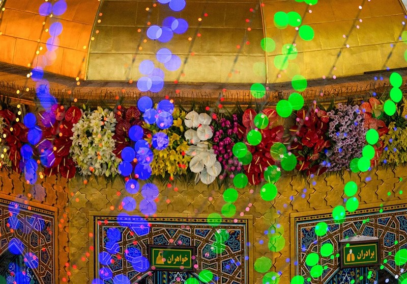 حرم مطهر رضوی به استقبال اعیاد سعید شعبانیه رفت + عکس