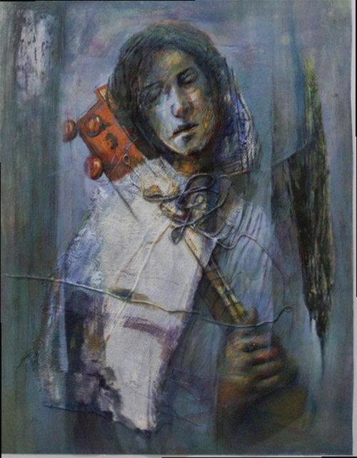 دریاچه  کم عمق و قایق منتظر در امتداد خط