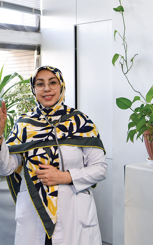 دکتوره زینب در نجف!