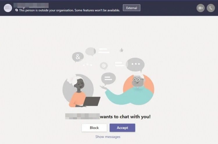 امکان تماس و چت بین کاربران اسکایپ و مایکروسافت تیمز+ آموزش تصویری