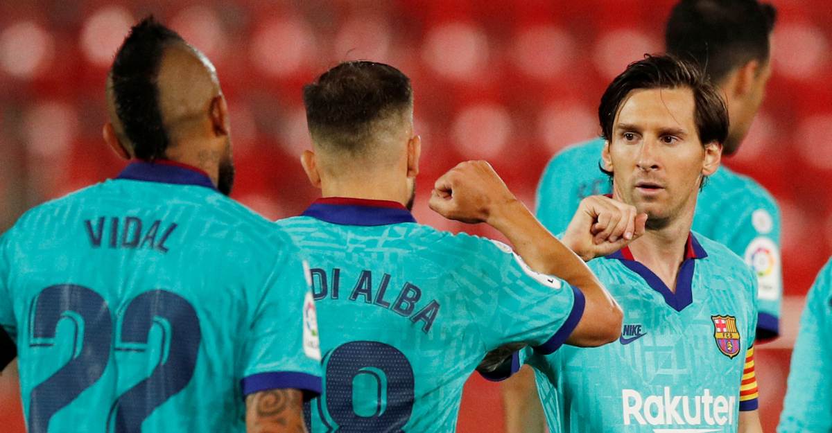 پیروزی بارسلونا در نخستین دیدار بعد از کرونا پیروزی بارسلونا در نخستین دیدار بعد از کرونا