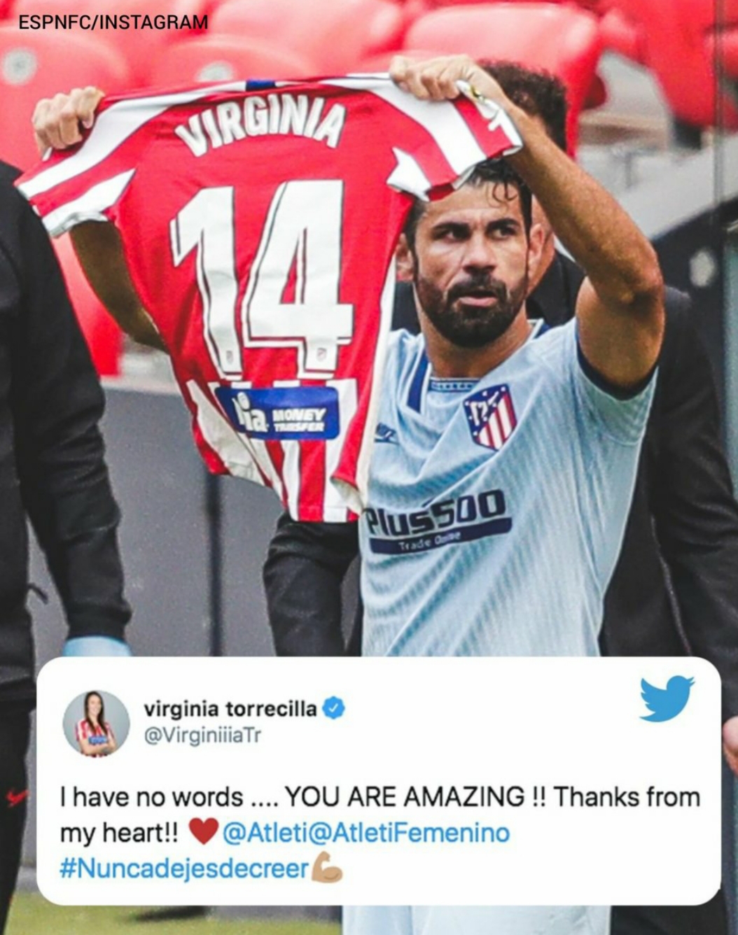 حرکت جنجالی کاستا پس از گلزنی برای اتلتیکو + عکس