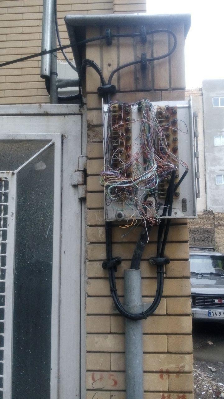 سرقت کابل های تلفن، اینترنت خانگی مخابرات