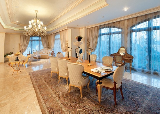 تصاویر پنت هاوس ۱۴۰۰ متری طبری در برج روما رزیدنس تهران