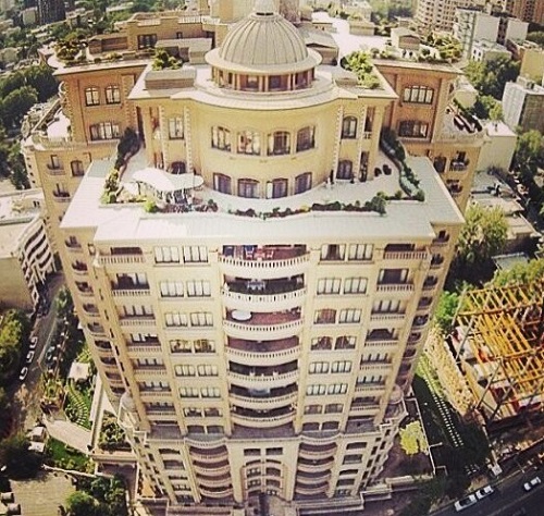 تصاویر پنت هاوس ۱۴۰۰ متری طبری در برج روما رزیدنس تهران