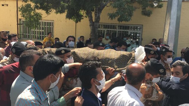 مراسم خاکسپاری سیروس گرجستانی