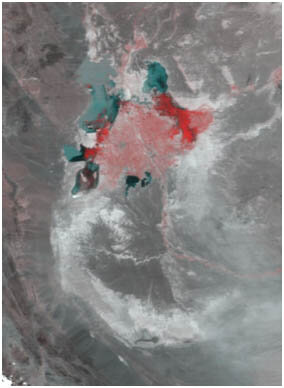 تصاویر ماهواره‌ای از کاهش سطح آب ۱۱ دریاچه و تالاب کشور