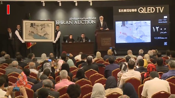 واکنش لیلی گلستان به صحنه حراج نقاشی سهراب سپهری در سریال آقازاده + ویدئو واکنش لیلی گلستان به صحنه حراج نقاشی سهراب سپهری در سریال آقازاده + ویدئو