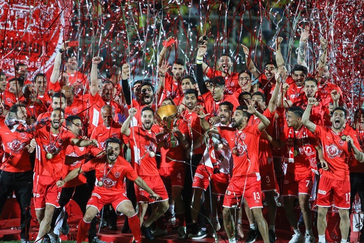 جشن قهرمانی پرسپولیس با حضور تماشاگران