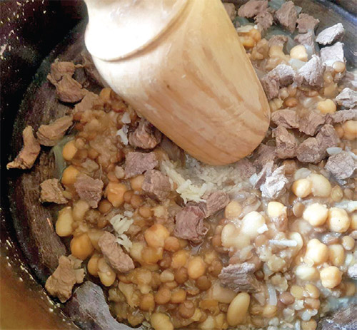 طرز تهبه آش عباسعلی کرمانشاهی