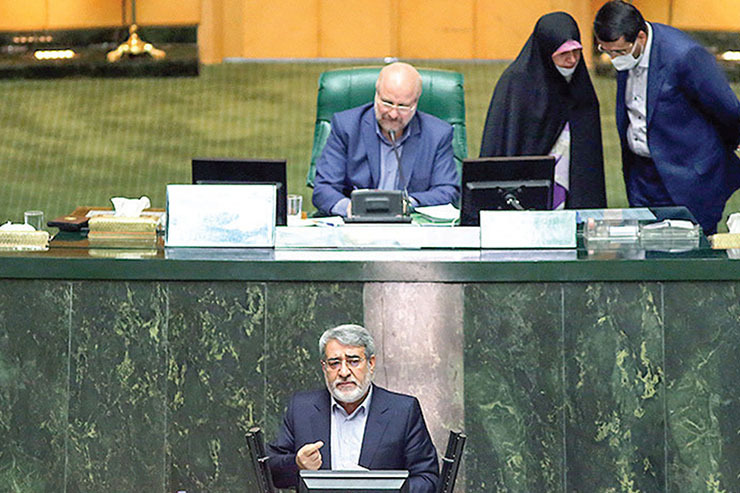 وزیر کشور به دنبال پاسخگویی به سؤالات نمایندگان درباره حوادث آبان ۹۸