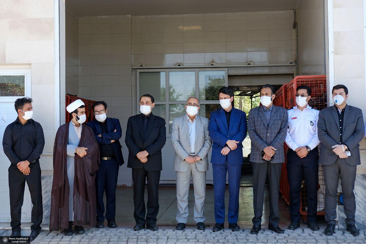 مراسم تشییع پیکر آتش&zwnj;نشان مشهدی برگزار شد