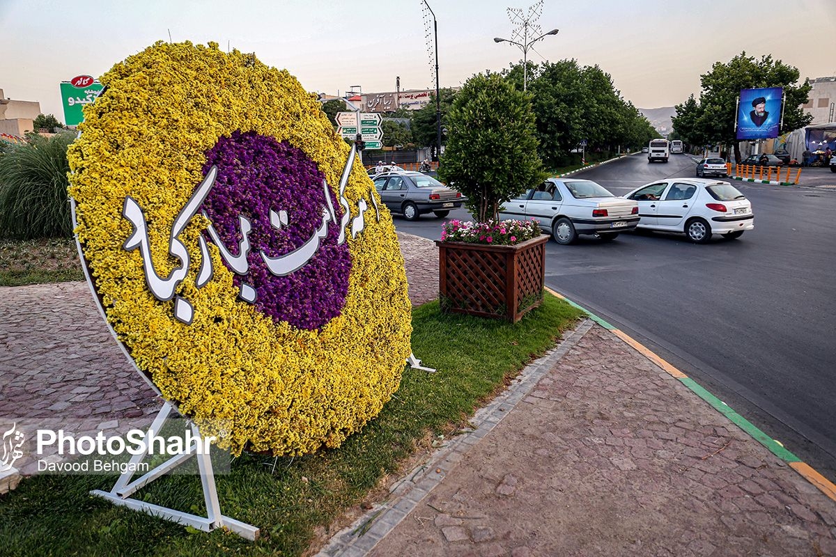 گزارش تصویری | حال و هوای شهر مشهد در دهه کرامت