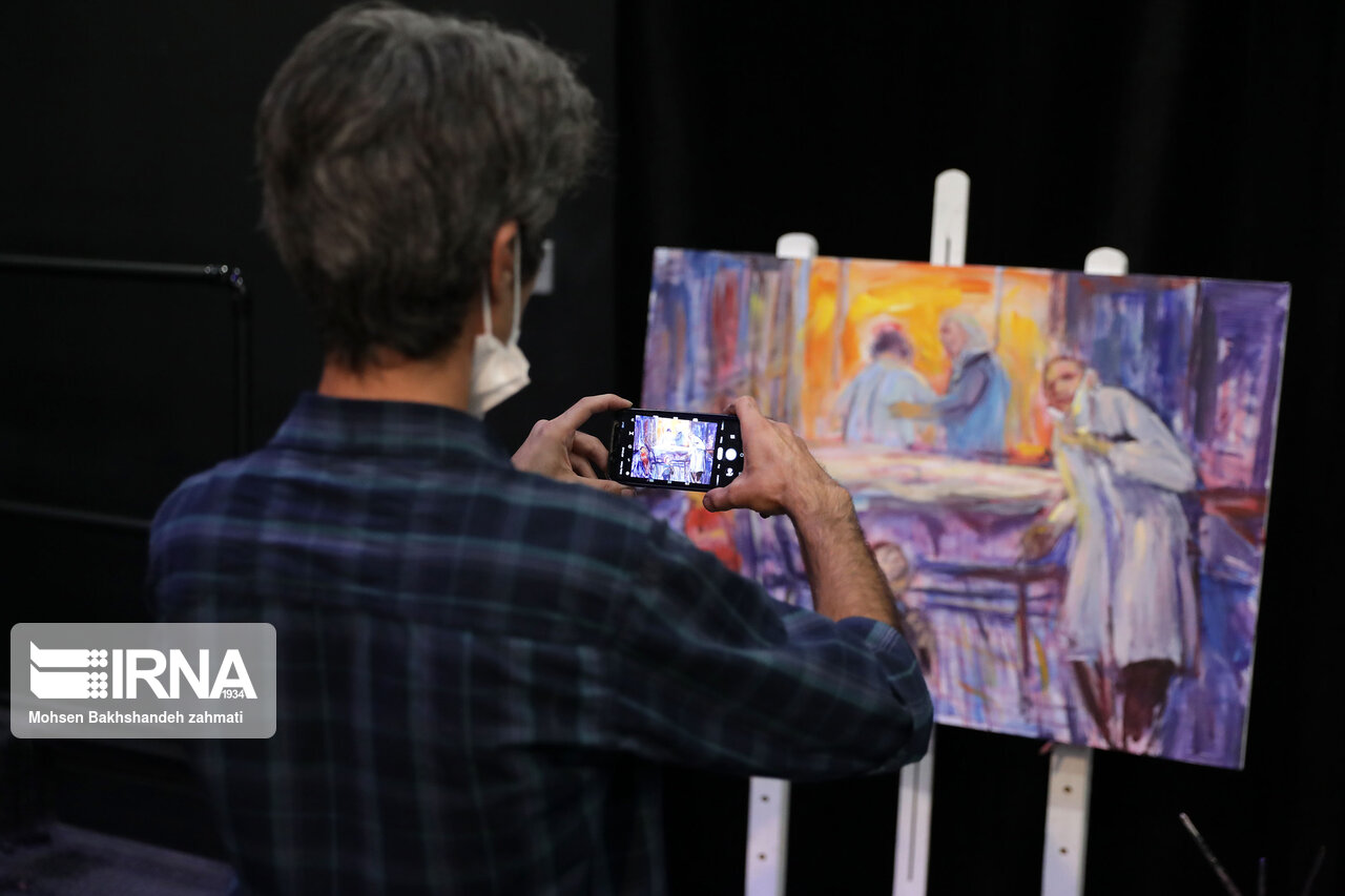 گزارشی از کارگاه نقاشی یک‌روزه «ساحل نجات» در حوزه هنری خراسان رضوی