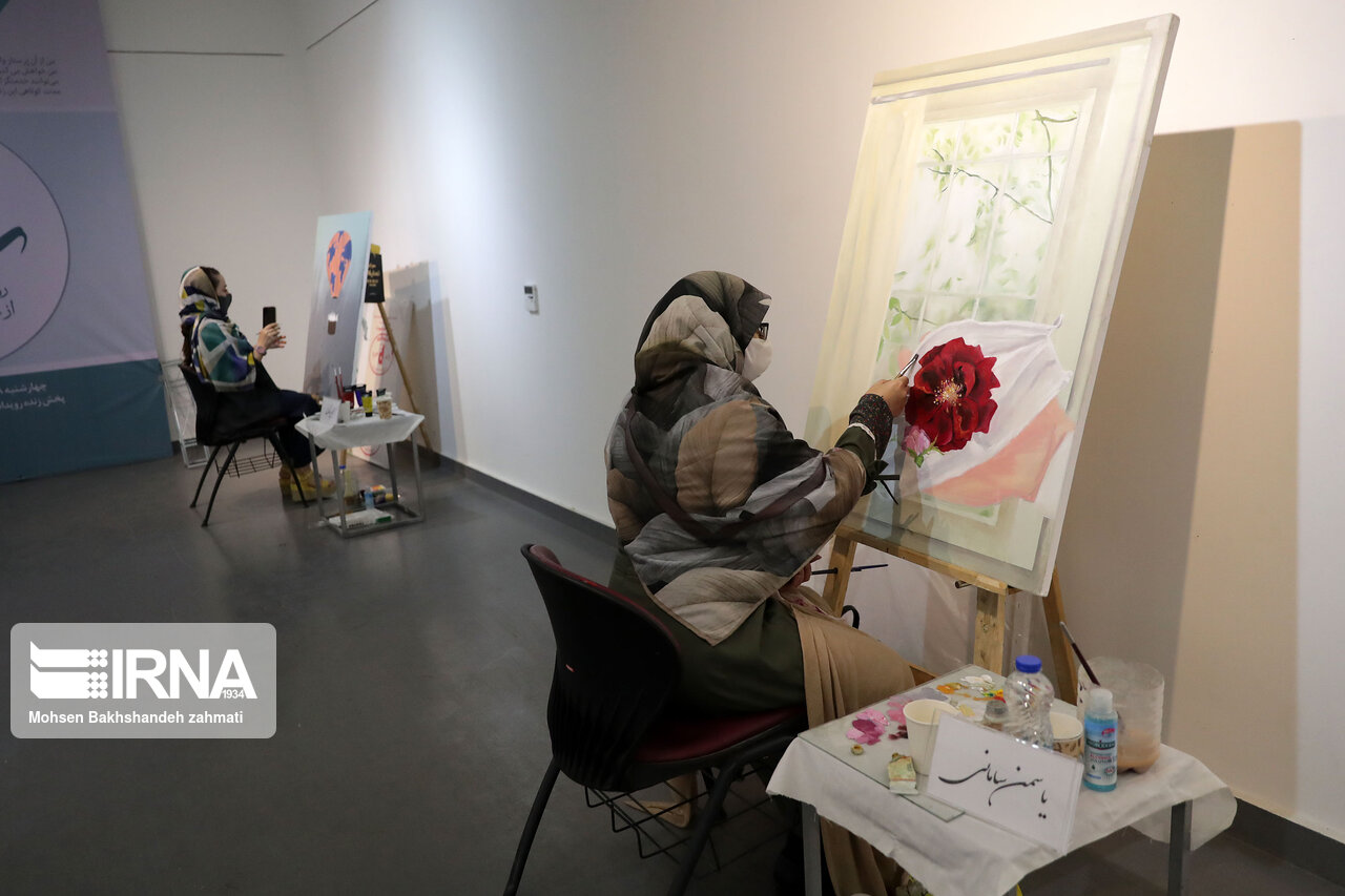 گزارشی از کارگاه نقاشی یک‌روزه «ساحل نجات» در حوزه هنری خراسان رضوی