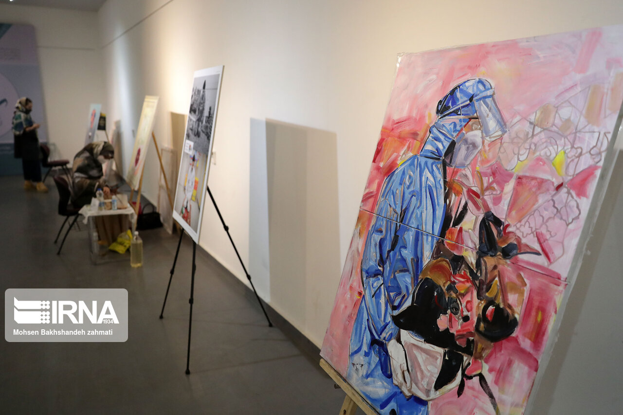 گزارشی از کارگاه نقاشی یک‌روزه «ساحل نجات» در حوزه هنری خراسان رضوی