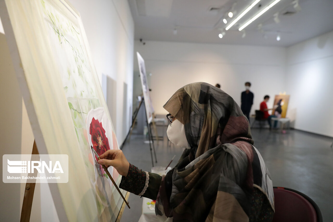 گزارشی از کارگاه نقاشی یک‌روزه «ساحل نجات» در حوزه هنری خراسان رضوی