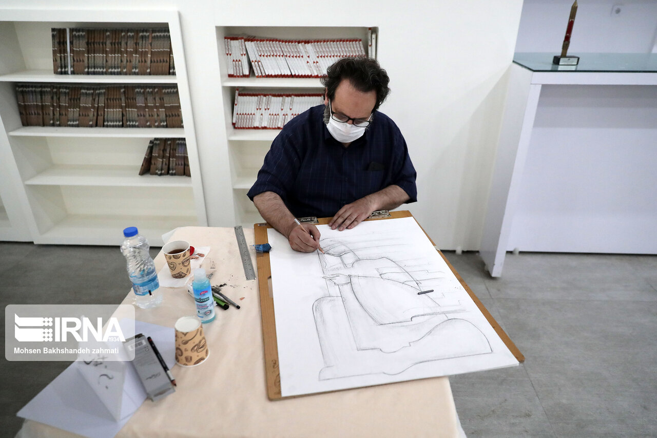 گزارشی از کارگاه نقاشی یک‌روزه «ساحل نجات» در حوزه هنری خراسان رضوی
