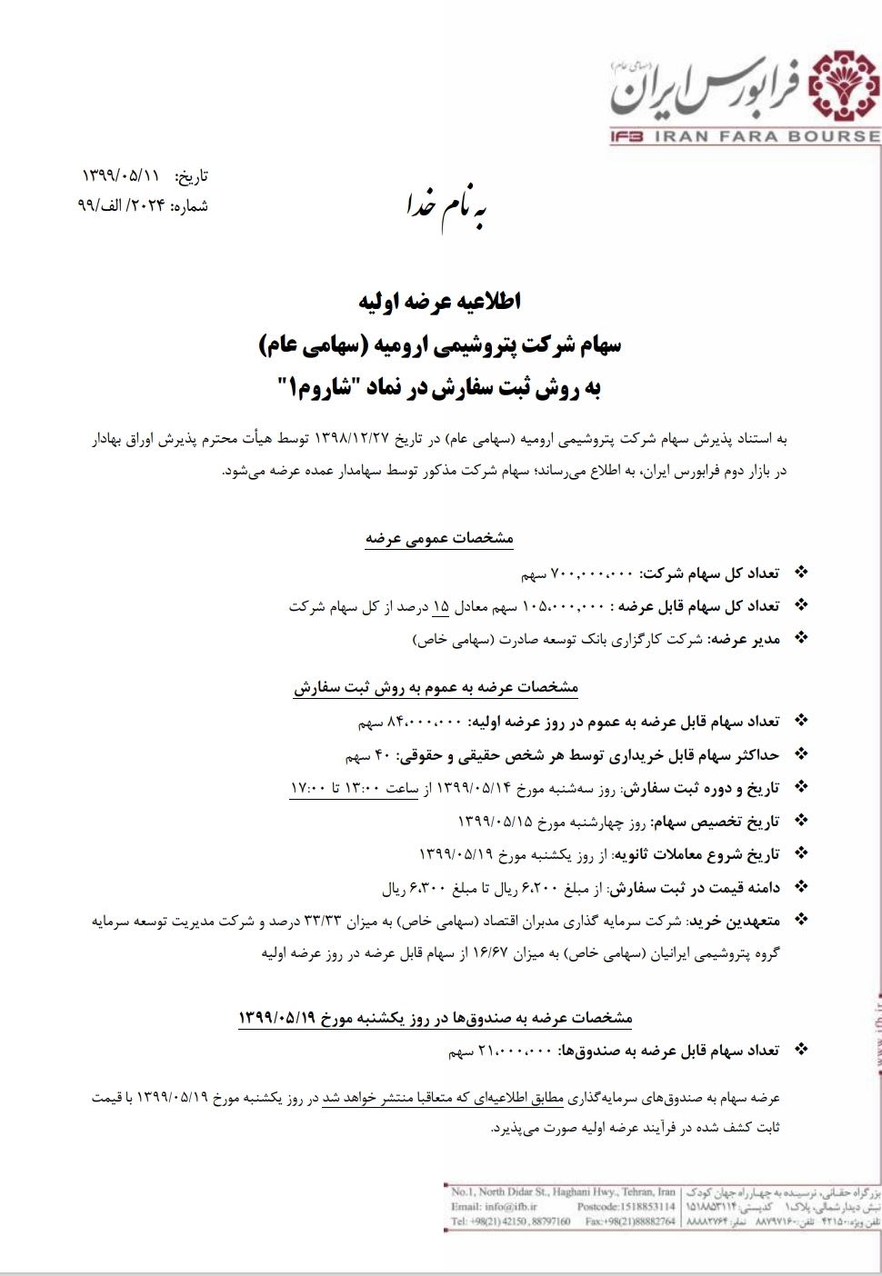 مبلغ موردنیاز برای خرید شاروم