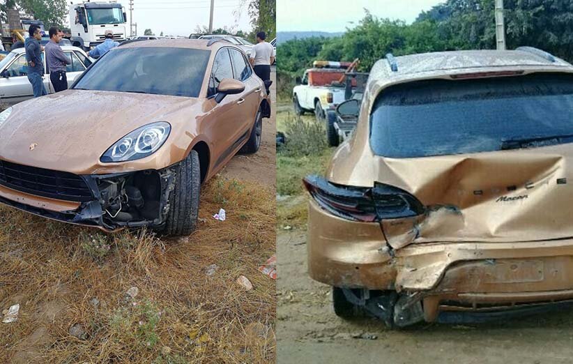 عاقبت پورشهای که سردار آزمون از نکونام خرید + عکس عاقبت پورشهای که سردار آزمون از نکونام خرید + عکس