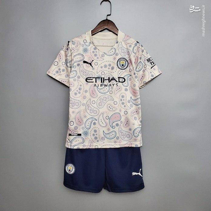 بوته جقه های ایرانی روی لباس منچسترسیتی+ عکس