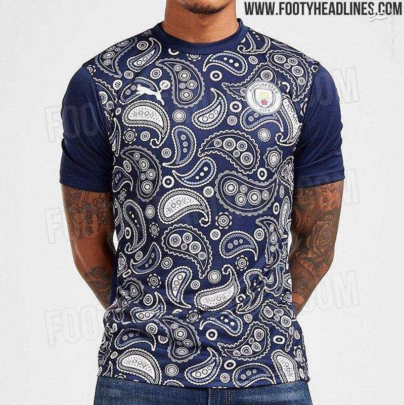 بوته جقه های ایرانی روی لباس منچسترسیتی+ عکس