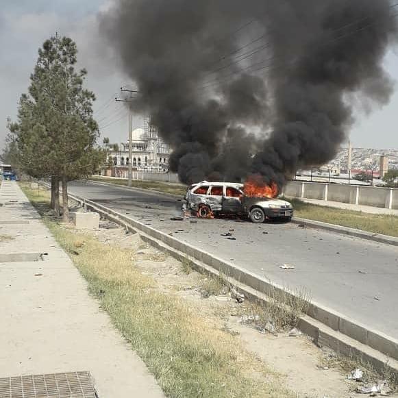 حمله راکتی امروز به کابل+ عکس