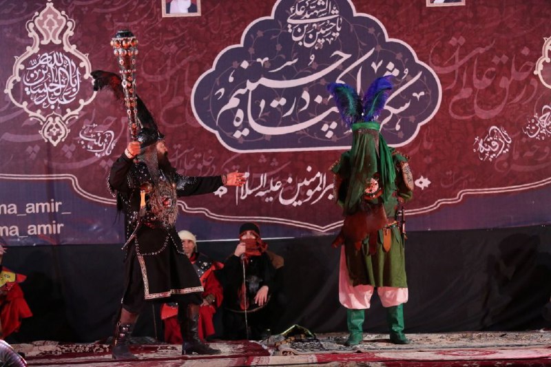 گزارشی از اجرای نمایش آیینی یکی از هیئت&zwnj;های مذهبی مشهد در دهه اول محرم