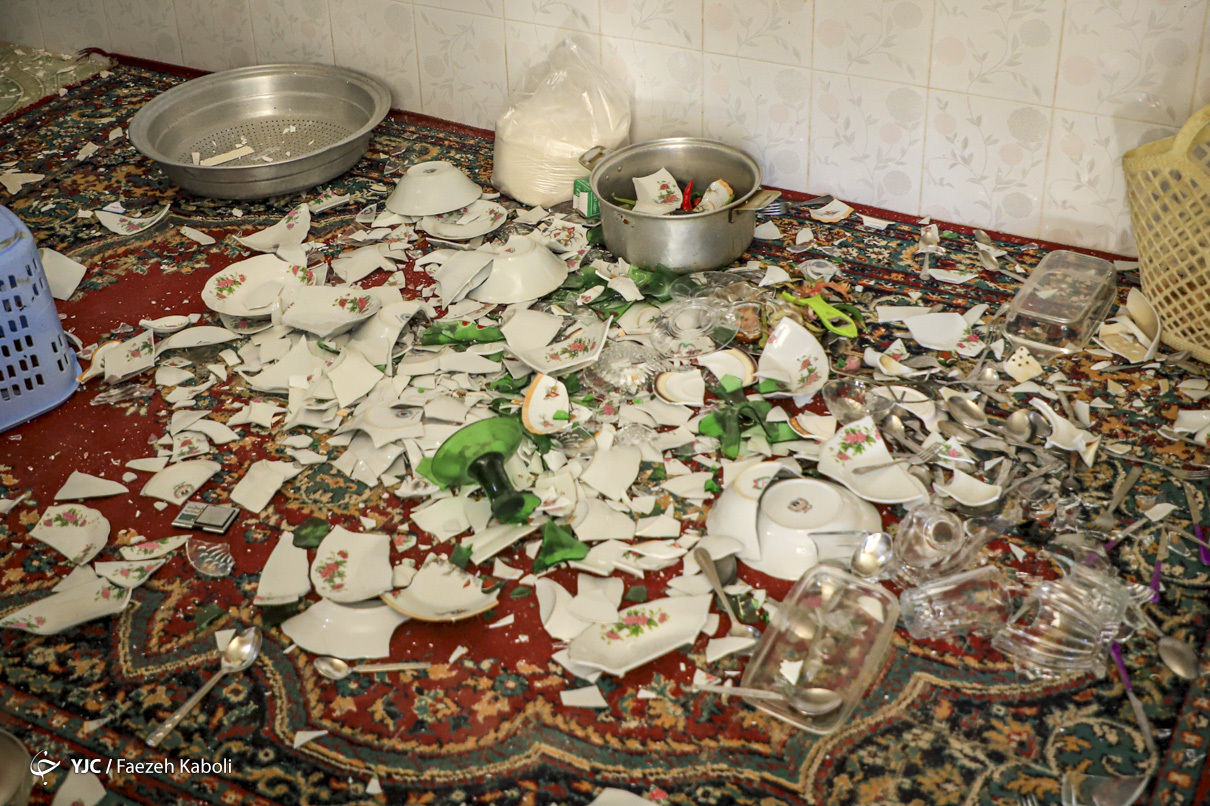 آخرین تصاویر زلزله رامیان