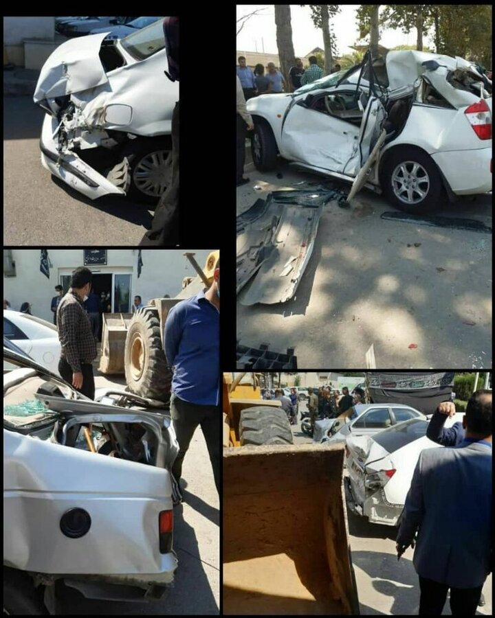 دستگیری مردجوانی که با لودرِ پدرش از روی خودرو&zwnj;ها و سرنشینان رد شد+عکس