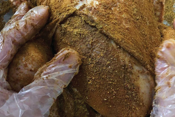 مرغ ترش سالم