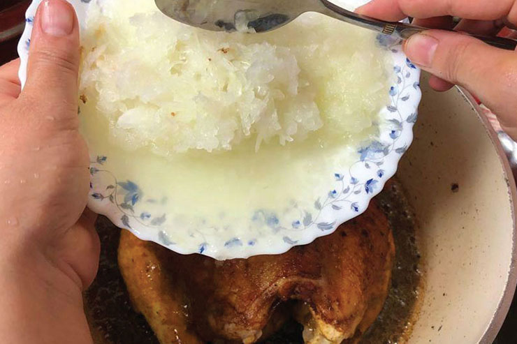 مرغ ترش سالم