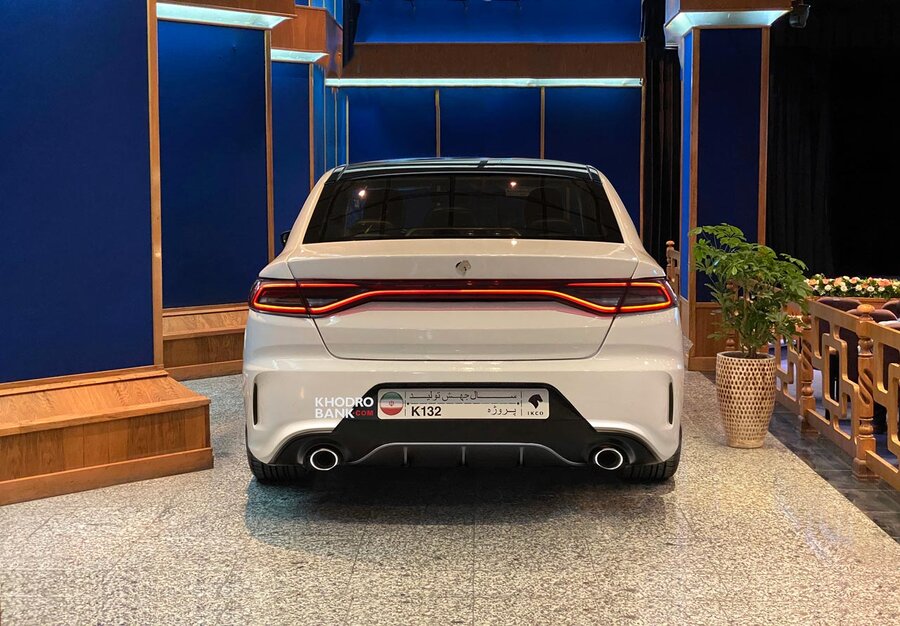 تصاویر جدید K۱۳۲ سدان ایران خودرو پس از تغییرات نمای جلو و عقب تصاویر جدید K۱۳۲ سدان ایران خودرو پس از تغییرات نمای جلو و عقب