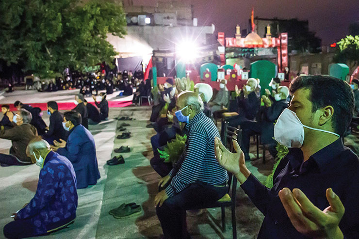 مشهد سوگوار حسین (ع)