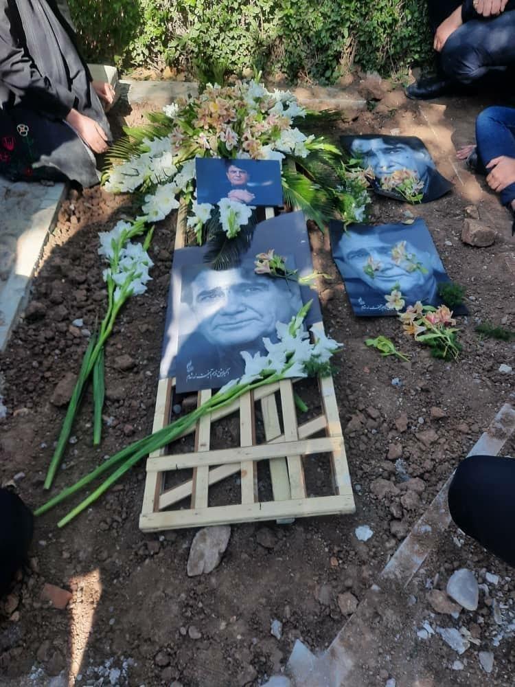 اولین تصویر از مزار مرحوم استاد محمدرضا شجریان