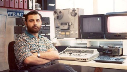 شهید محمدابراهیم اصغرزاده که در فیلم مهاجر ابراهیم حاتمی کیا بازی کرد