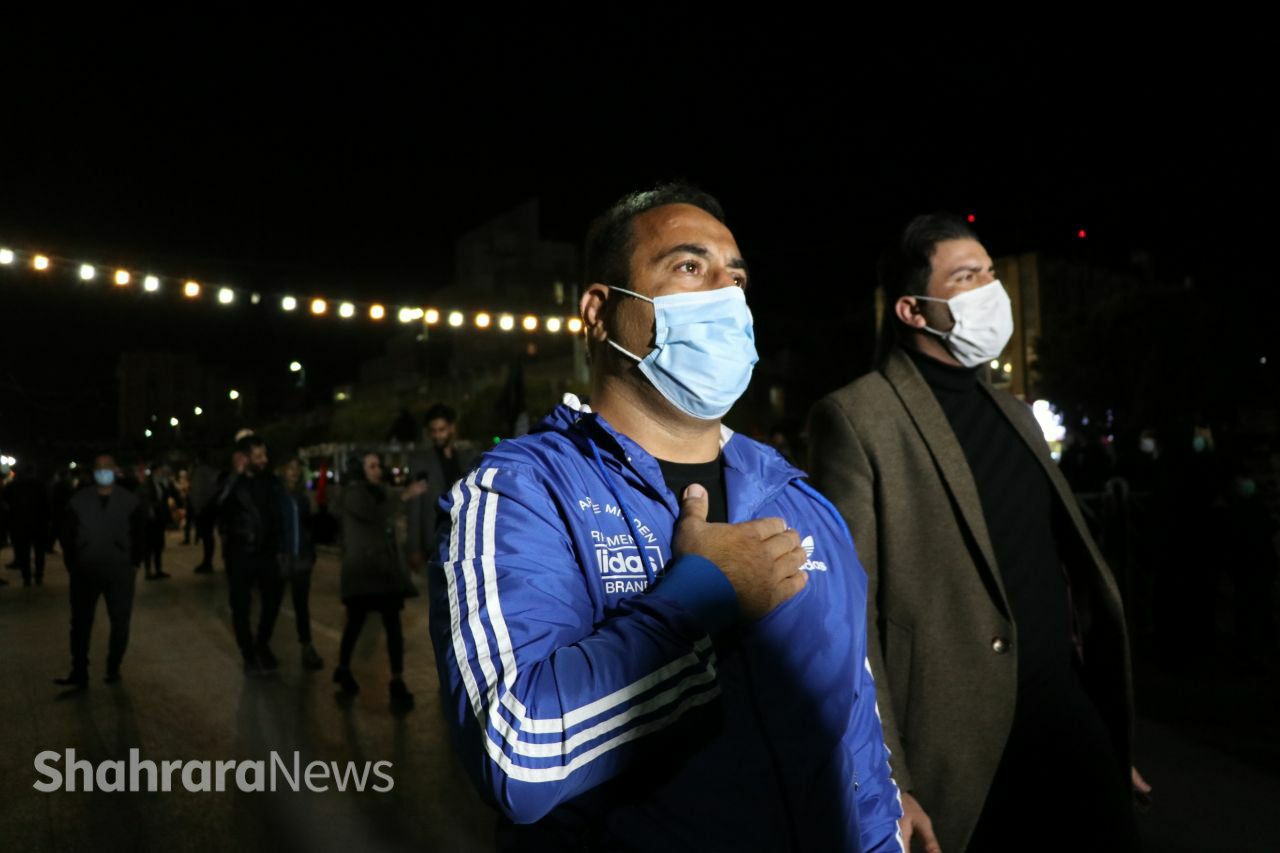 حال و هوای مشهد مقدس در شب شهادت ثامن الحجج + فیلم و عکس